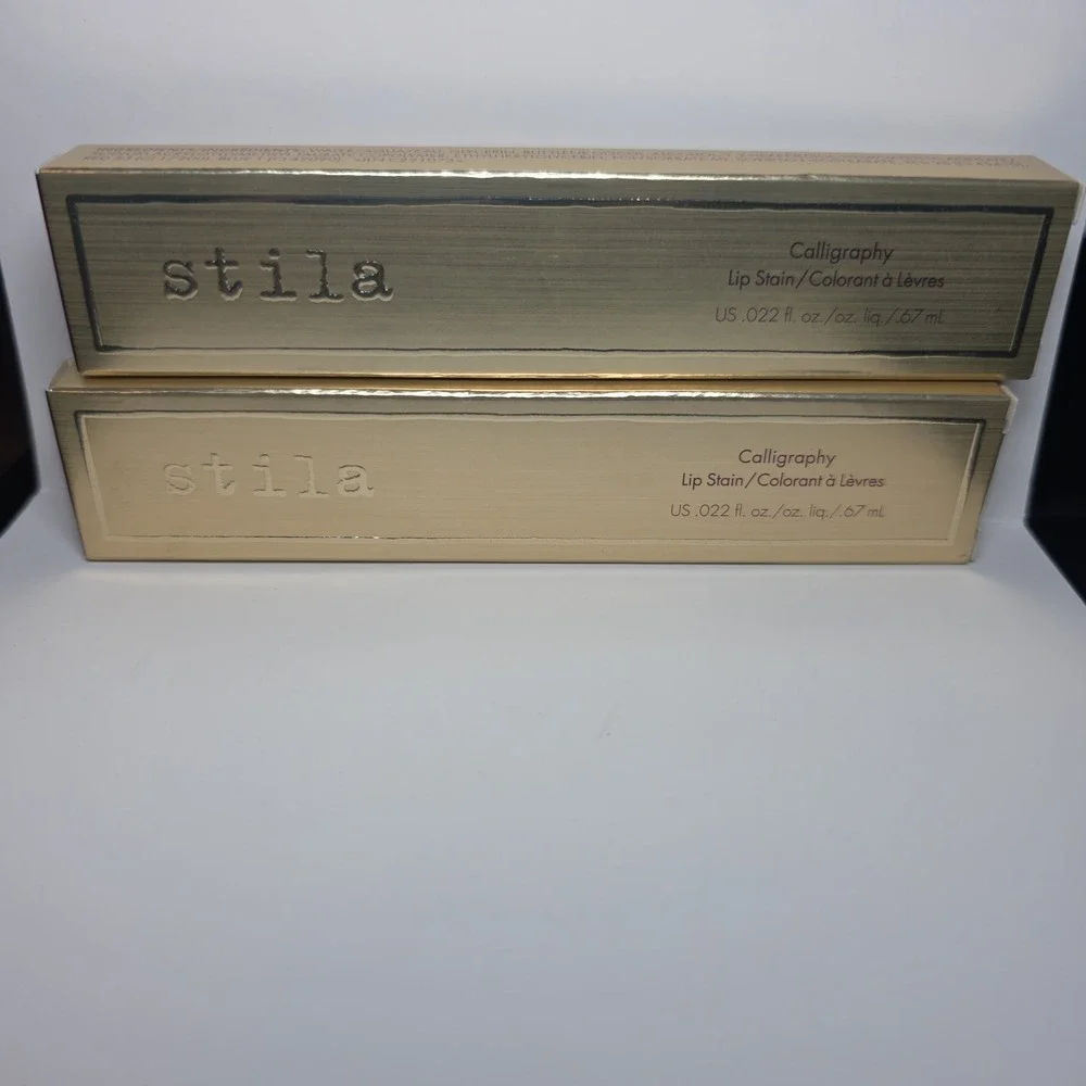 Stila Calligraphy Lip Stain Tint NIB Susan Set Of 2